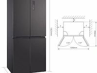 Amerikaanse koelkast 415 liter chiq, ccd415nei4e - afbeelding 3 van  8