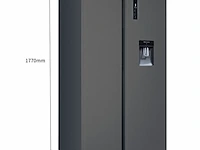 Amerikaanse koelkast 559 l 5.5 l waterdispenser chiq, fss559nei42d - afbeelding 2 van  5