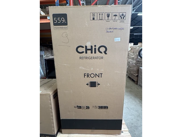 Amerikaanse koelkast 559 l 5.5 l waterdispenser chiq, fss559nei42d - afbeelding 4 van  4