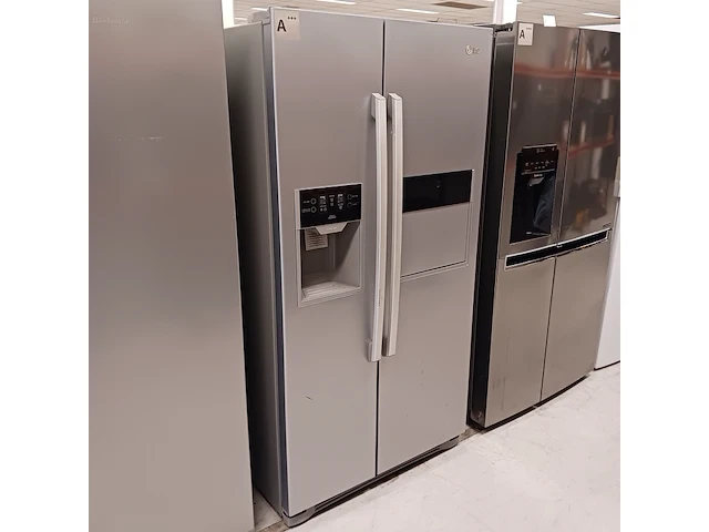 Amerikaanse koelkast, lg, gwp207flqa, grijs / chroom - afbeelding 1 van  15