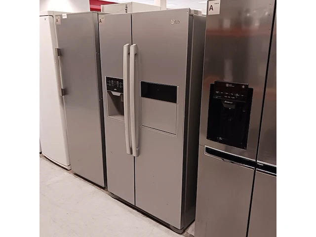 Amerikaanse koelkast, lg, gwp207flqa, grijs / chroom - afbeelding 2 van  15