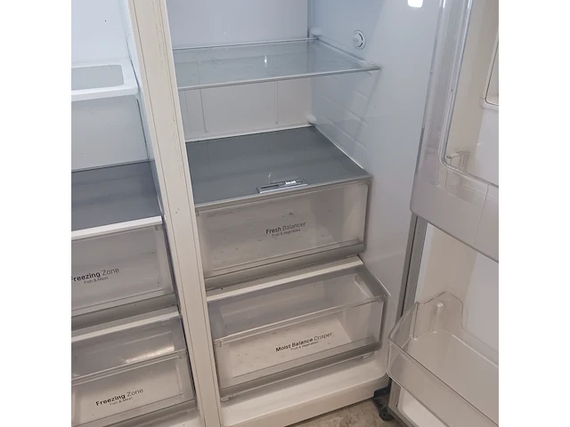 Amerikaanse koelkast no frost, lg, gsx960neaz, grijs / chroom - afbeelding 3 van  22
