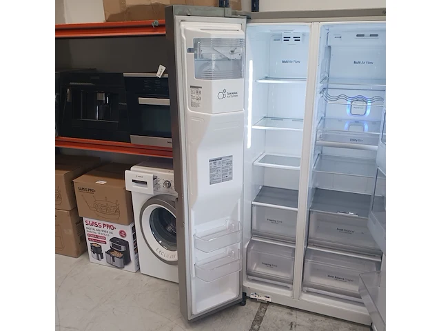 Amerikaanse koelkast no frost, lg, gsx960neaz, grijs / chroom - afbeelding 8 van  22