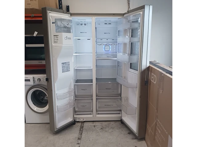 Amerikaanse koelkast no frost, lg, gsx960neaz, grijs / chroom - afbeelding 22 van  22