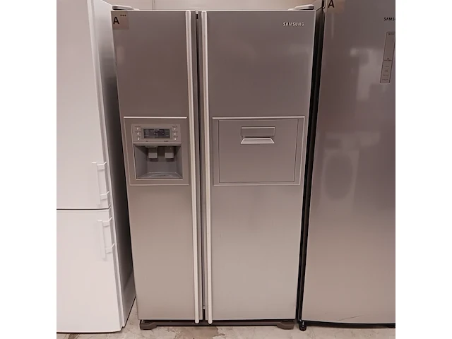Amerikaanse koelkast no frost, samsung, rs23fpsm, grijs / chroom - afbeelding 1 van  17