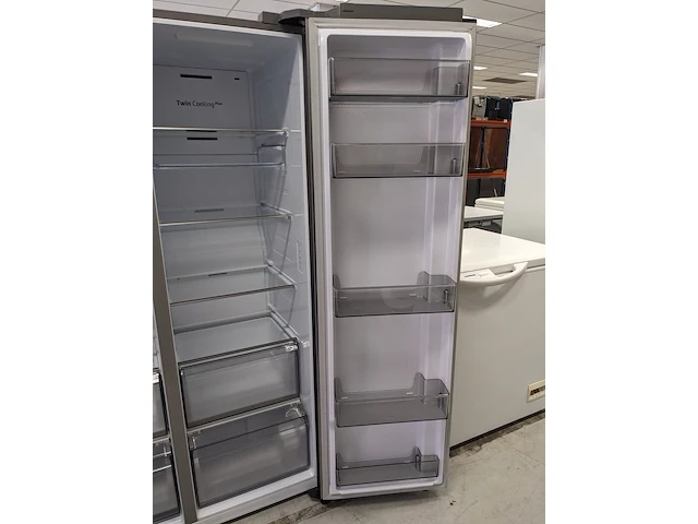 Amerikaanse koelkast, samsung no frost, rs68a8831s9, grijs / chroom - afbeelding 9 van  11