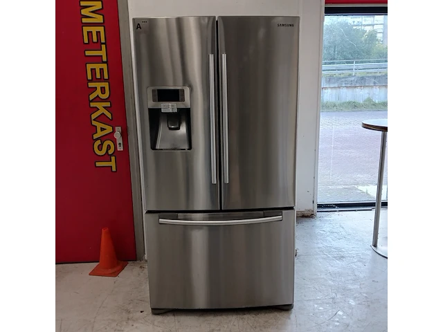 Amerikaanse koelkast, samsung, rfg23uers - nofrost a+++, grijs / chroom - afbeelding 1 van  20