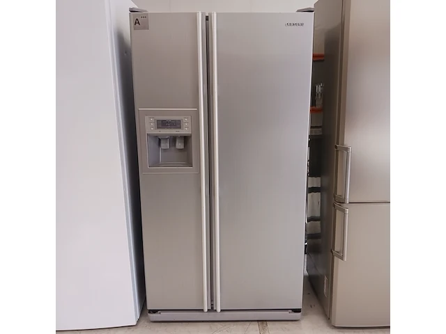 Amerikaanse koelkast, samsung, rs21dpsm - nofrost a+++, grijs / chroom - afbeelding 1 van  12