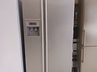 Amerikaanse koelkast, samsung, rs21dpsm - nofrost a+++, grijs / chroom - afbeelding 1 van  12