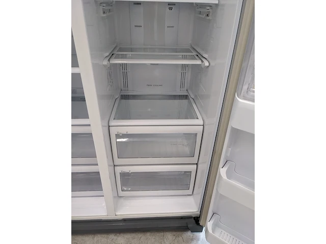 Amerikaanse koelkast, samsung, rs21fcms, grijs / chroom - afbeelding 6 van  10