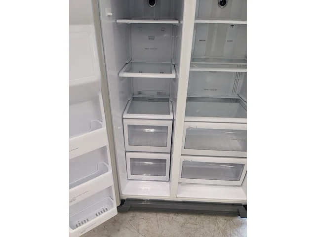 Amerikaanse koelkast, samsung, rs21fcms, grijs / chroom - afbeelding 8 van  10
