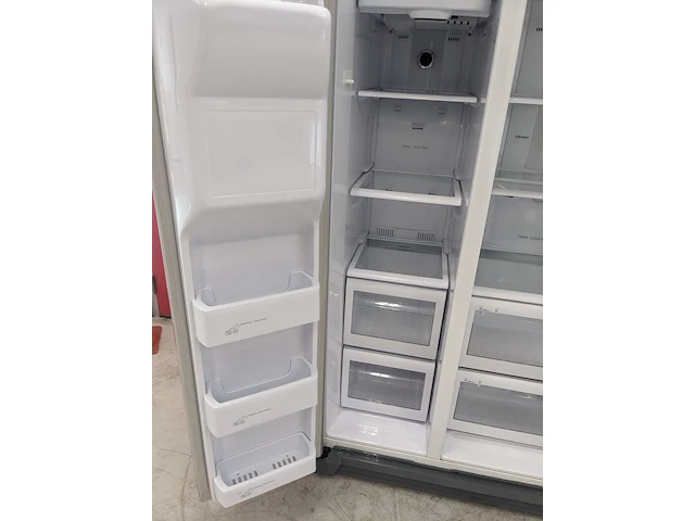 Amerikaanse koelkast, samsung, rs21fcms, grijs / chroom - afbeelding 9 van  10