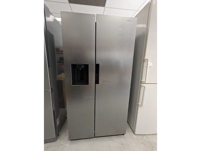 Amerikaanse koelkast samsung, rs67a881159, grijs / chroom - afbeelding 1 van  12