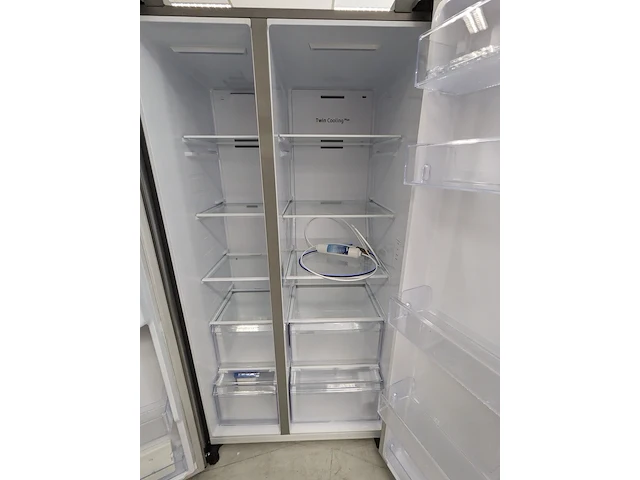 Amerikaanse koelkast samsung, rs67a881159, grijs / chroom - afbeelding 10 van  12