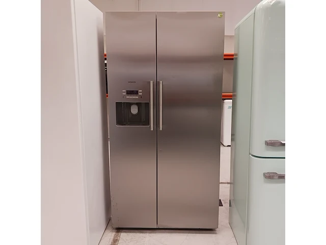 Amerikaanse koelkast, siemens, a++, grijs / chroom - afbeelding 1 van  15