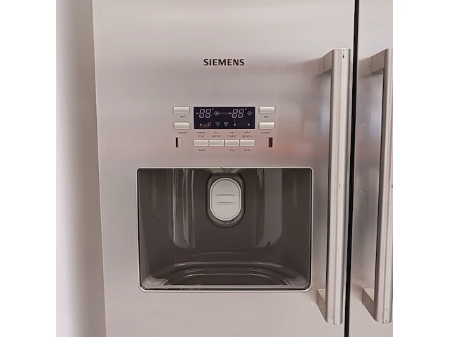 Amerikaanse koelkast, siemens, a++, grijs / chroom - afbeelding 2 van  15