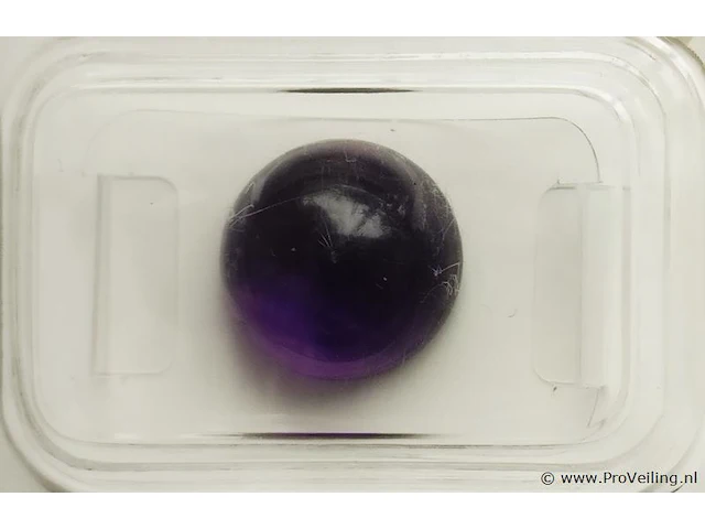 Amethyst 5.42ct aig certified - afbeelding 1 van  4