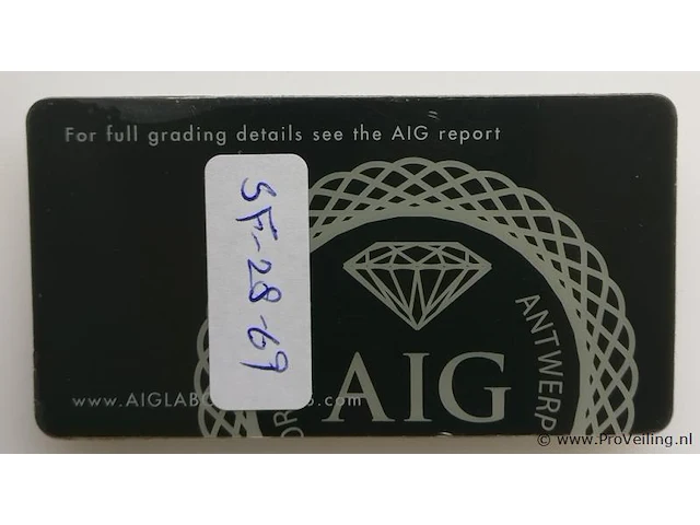 Amethyst 5.42ct aig certified - afbeelding 3 van  4