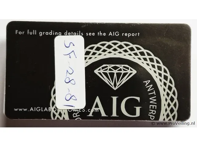 Amethyst 6.04ct aig certified - afbeelding 2 van  4