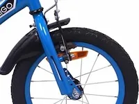 Amigo bmx turbo jongensfiets 14 inch met terugtraprem - kleur blauw (404623) - afbeelding 4 van  9