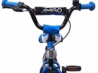 Amigo bmx turbo jongensfiets 14 inch met terugtraprem - kleur blauw (404623) - afbeelding 7 van  9