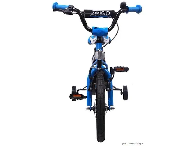 Amigo bmx turbo jongensfiets 14 inch met terugtraprem - kleur blauw (404623) - afbeelding 9 van  9