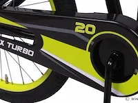 Amigo bmx turbo jongensfiets 20 inch met terugtraprem - kleur zwart (272-412 crtns) - afbeelding 4 van  9
