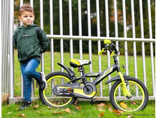 Amigo bmx turbo jongensfiets 20 inch met terugtraprem - kleur zwart (272-412 crtns) - afbeelding 8 van  9