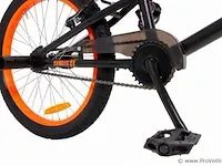 Amigo danger - bmx jongensfiets 20 inch - kleur zwart/oranje (405110) - afbeelding 4 van  6