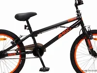 Amigo danger - bmx jongensfiets 20 inch - kleur zwart/oranje (405110) - afbeelding 2 van  6