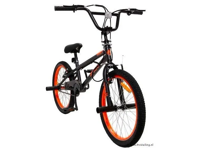 Amigo danger - bmx jongensfiets 20 inch - kleur zwart/oranje (405110) - afbeelding 1 van  6