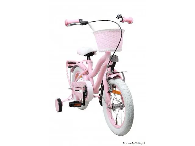 Amigo lovely meisjesfiets 12 inch met terugtraprem - kleur roze (270-405 crtns) - afbeelding 2 van  8
