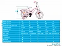 Amigo lovely meisjesfiets 12 inch met terugtraprem - kleur roze (270-405 crtns) - afbeelding 8 van  8