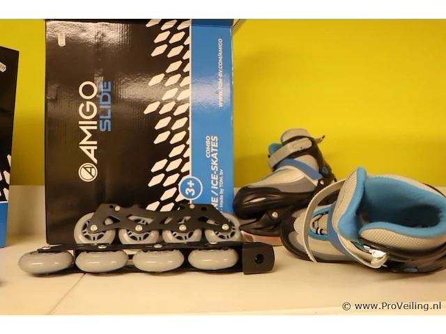 Amigo schaatsen/skeelers 2in1 - 4 stuks - afbeelding 7 van  7
