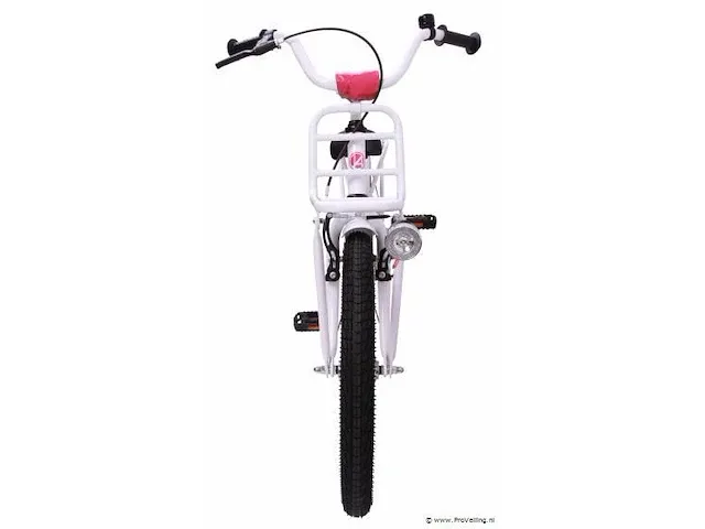 Amigo sweetheart meisjesfiets 18 inch met terugtraprem - kleur wit (109-180 crtns) - afbeelding 6 van  9