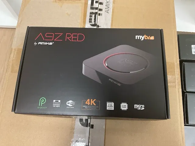 Amiko a9z red mediaspeler (28x) - afbeelding 2 van  4