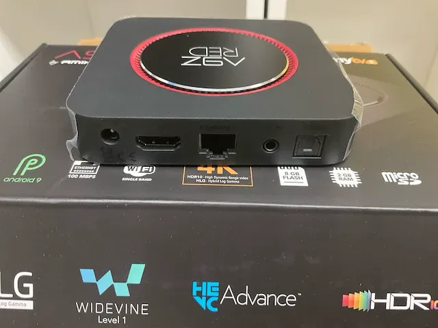 Amiko a9z red mediaspeler (28x) - afbeelding 4 van  4