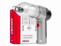 Amio auto stofzuiger draadloos - autostofzuiger - handstofzuiger - 70w - grijs - afbeelding 1 van  1
