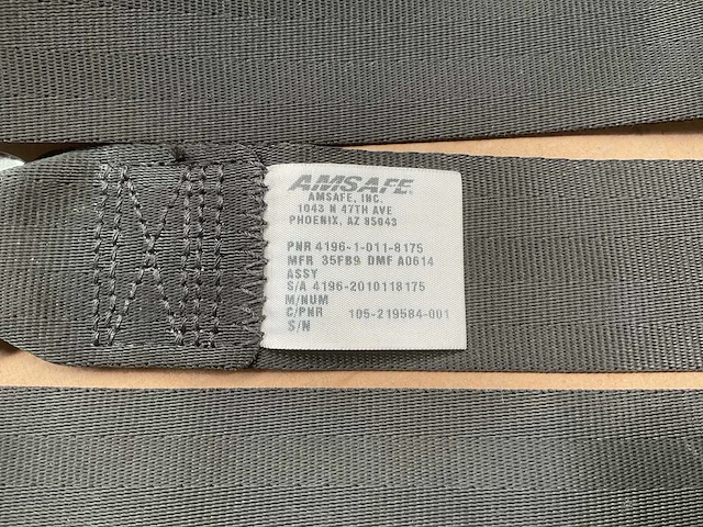 Amsafe seat belt - afbeelding 3 van  5