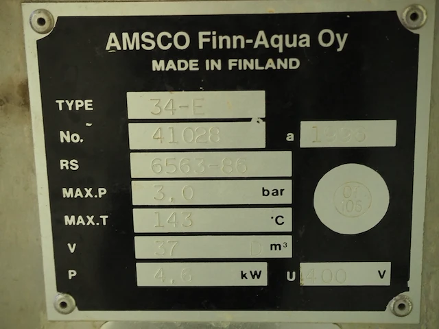 Amsco finn-aqua oy - afbeelding 8 van  8