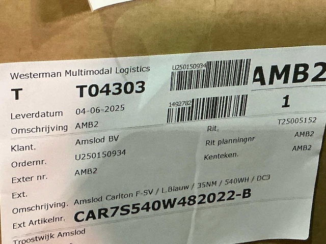 Amslod carlton f-sv “b-keus” elektrische damesfiets 49cm (3x) - afbeelding 8 van  9