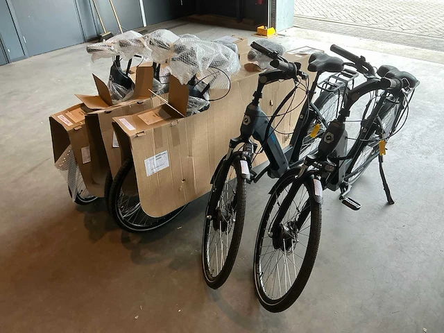 Amslod hamilton f-mv “b-keus” elektrische damesfiets 54cm (5x) - afbeelding 7 van  9