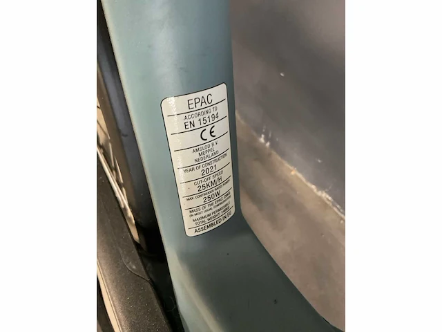Amslod kent- e-ld elektrische damesfiets 58cm - afbeelding 2 van  10