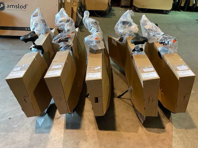 Amslod kent e-ld “b-keus” elektrische damesfiets 59cm (5x) - afbeelding 9 van  14