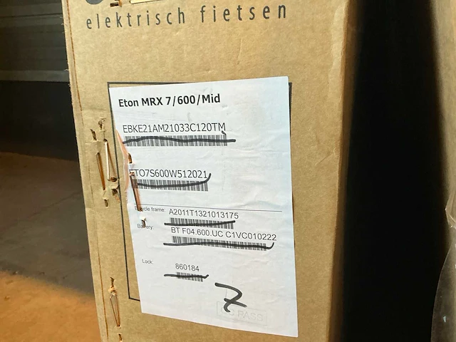 Amslod milton e-mv “b-keus” elektrische fiets (8x) - afbeelding 5 van  14
