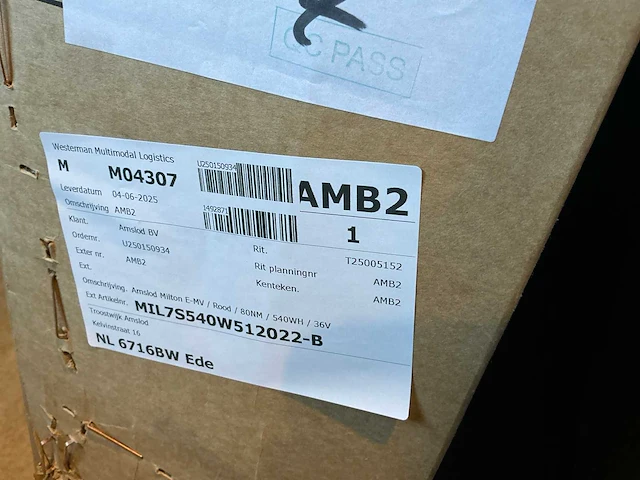 Amslod milton e-mv “b-keus” elektrische fiets (8x) - afbeelding 6 van  14