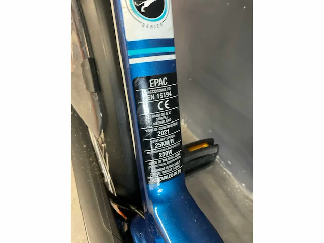 Amslod york mrx elektrische damesfiets 52cm - afbeelding 4 van  12