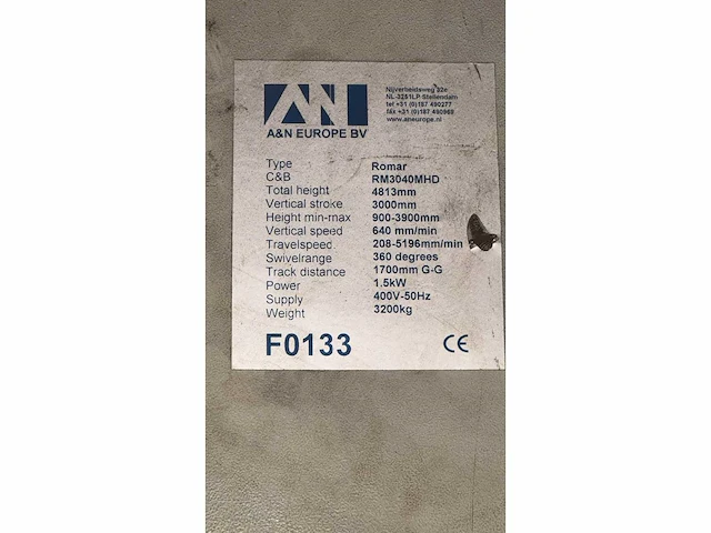A&n europe bv romar onder poeder las kolom - afbeelding 29 van  35