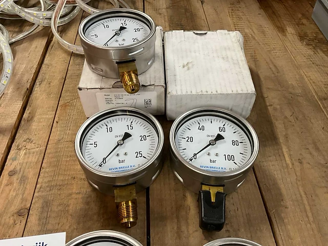Analoge manometer (5x) - afbeelding 3 van  4