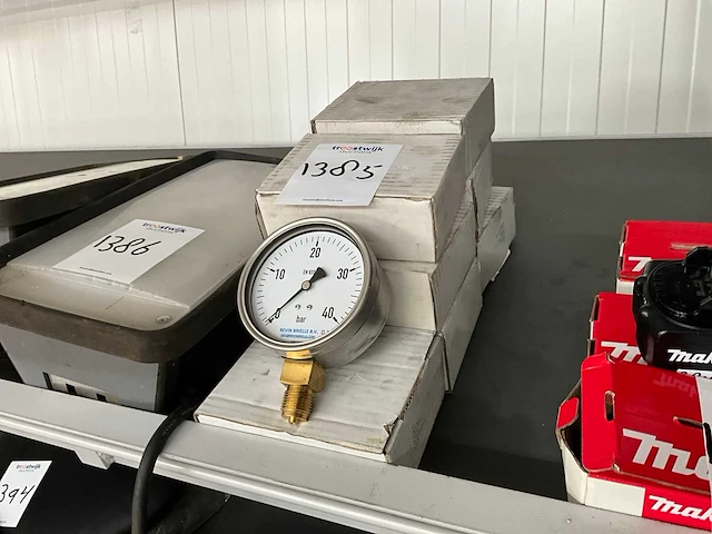 Analoge manometer (6x) - afbeelding 2 van  2